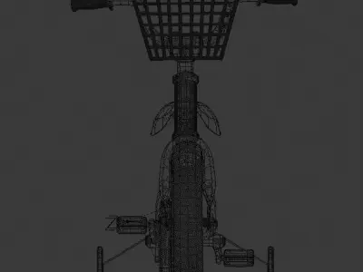 kids bike Low-poly 3D model purchase