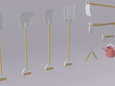 11 Tools Collection 3D model