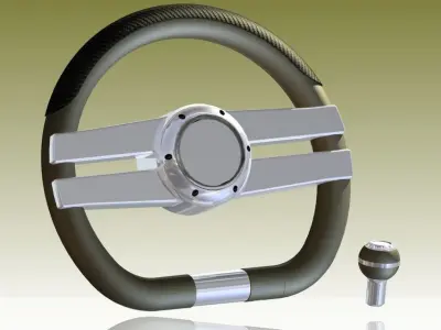 Steering Wheel Isotta 3D model