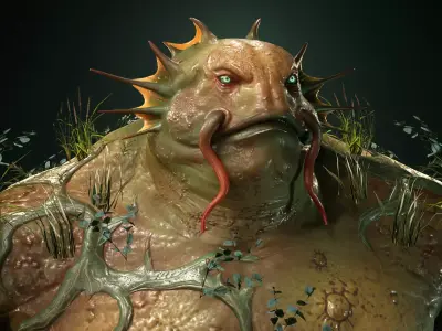 Swampman Low-poly 3D model