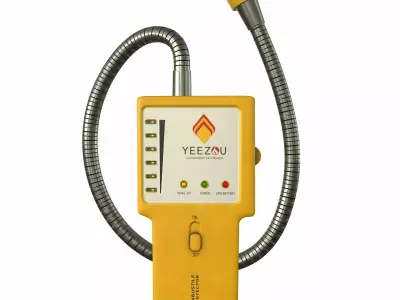 Combustible Natural Gas Leak Detector Low Poly Low-poly 3D model