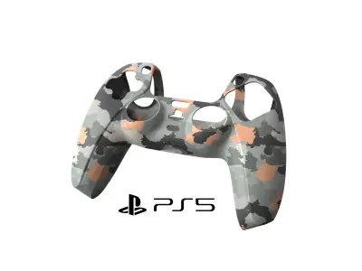 PlayStation 5 Controller cover case console 3D model