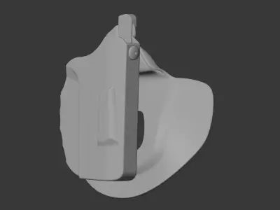 Safariland 7378 7TS Holster PBR 3D model