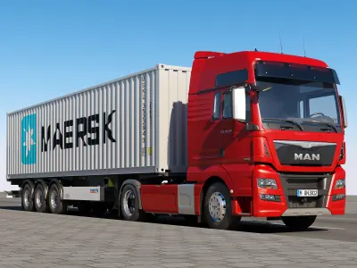 TRUCK XXL Container 3D model