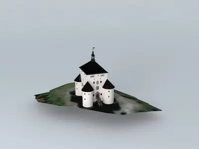 New Castle, Banská Štiavnica Free 3D model