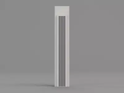 Paper Skyscraper V8 Low-poly 3D model