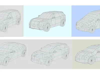 Low-Poly Car Pack 013 - Urban Explorers