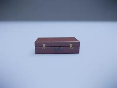Suitcase Low-poly 3D model purchase
