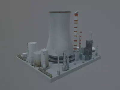 nuclear reactor Free 3D model