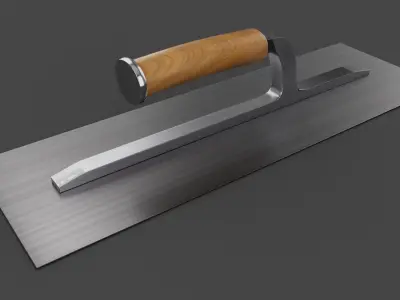 Plastering Trowel 3D model Low-poly 3D model