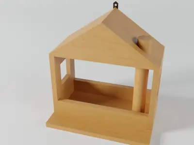Bird feeder design 3D model