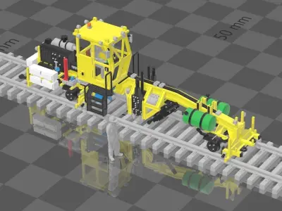 N Scale Tie Shear 3D print model
