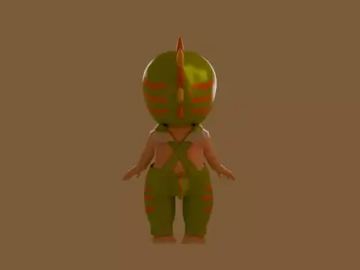 Sonny angel stegosaurus Low-poly 3D model