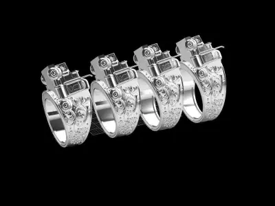 Truck ring camion gandola 3D print model