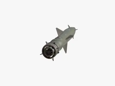Military Rocket Free 3D model