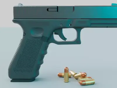 glock17 gen4 3D model