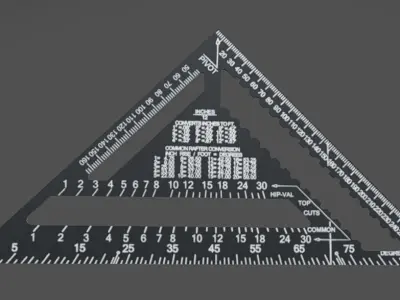 Office Tools 02 Low-poly 3D model