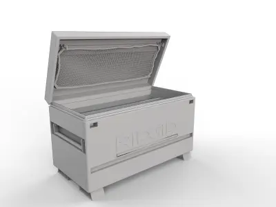 RIDGID JOBSITE BOX Universal Storage Chest Low-poly 3D model