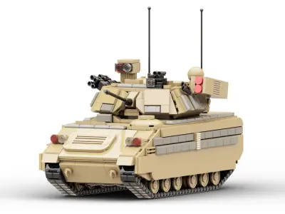 MocBricks3D - Lego M2 Bradley 3D print model