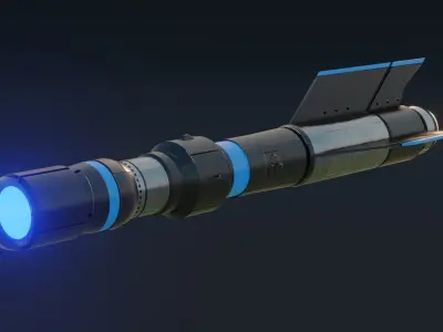 Missile Asset Pack 3D model