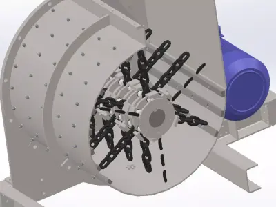 Chain Shredder 3D model