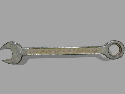 wrenc wrench Low-poly 3D model