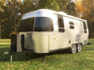 Airstream Flying Cloud trailer 2017 3D model