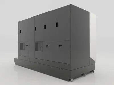 Milling Machine Universal Turning 3D model