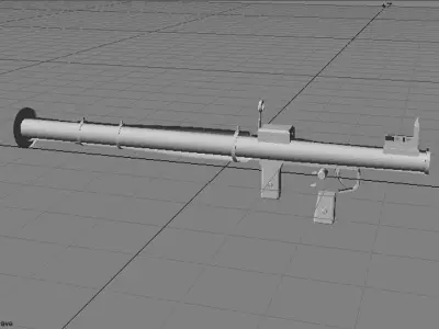 Rocket Launcher - Shoulder-fired - RPG 3D model