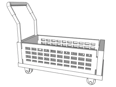 Hand Trolley 3D print model