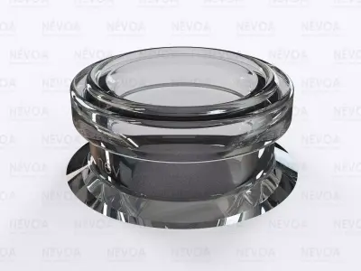 Glass finish - GME 40 02 - 15 mm - Finish for plug pump 3D model