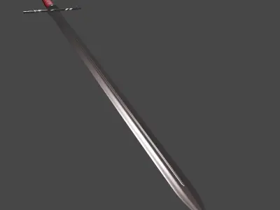 Cleimor Sworld low-poly game ready Low-poly 3D model