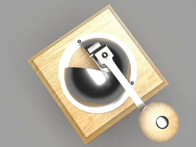 Vintage Coffee Grinder 3D model