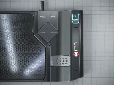 Sci-fi Data Pad PBR Low-poly 3D model