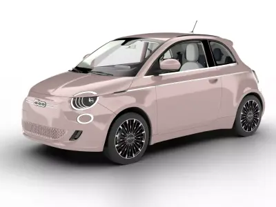Fiat 500 2021 3d model 3D model
