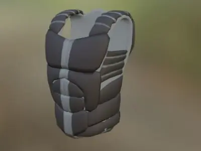 BULLET PROOF VEST Free low-poly 3D model