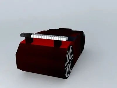 Sports Car Free 3D model shop