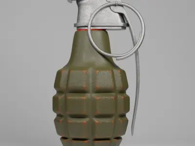 MK 2 Grenade 3D model