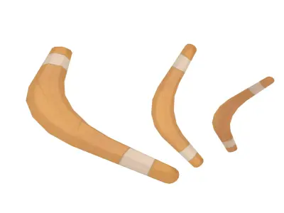 Boomerang - Hand Painted 3D model