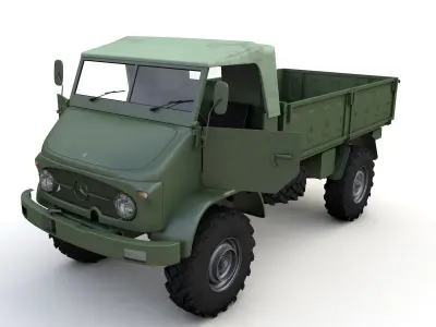 Mercedes Unimog S 404 1955 3D model