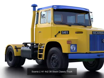 Scania L141 Series - Complete Collection 3D Model Pack