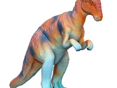 Pachycephalosaurus Toy 3D model