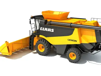 Claas Combine 3D model