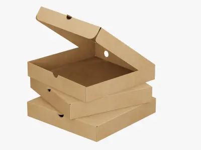 Pizza Box 2 3D model