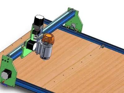  CNC router 3 Axis 3D model