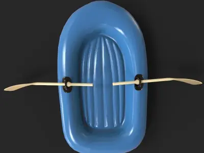 Rubber Boat 3D model