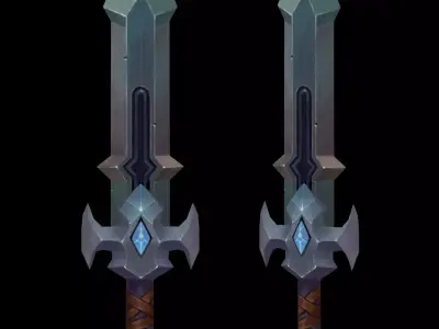 a double-edged sword  3D model