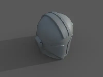 Armor Helmet Low-poly 3D model