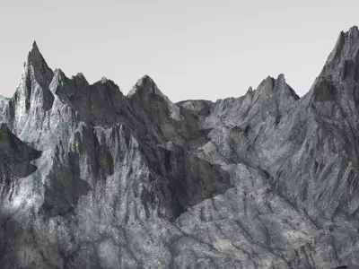 Narnia Mountains 3  3D model