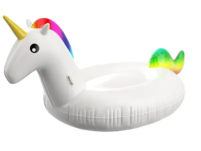 Inflatable Party Tube Swimming Unicorn 3D model